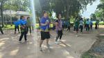 ออกกำลังกายโดยการเต้นแอโรบิก วันที่ 4