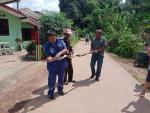 งานป้องกันฯ จับงูและนำไปปล่อยคืนสู่ธรรมชาติ