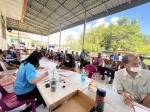 ออกหน่วยพื้นที่บริการประชาชน ณ ศาลาวัดโพธิ์ศรีสว่าง ม.3 บ้าน