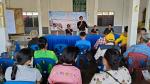 ประชุมประชาคมหมู่บ้านในการจัดทำแผนพัฒนา  ณ  ศาลาประชาคมบ้านเ
