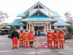 ทดสอบสมรรถนะภาพร่างกายและฝึกซ้อมแผนดับเพลิง
