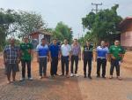 ลงพื้นที่สำรวจเส้นทางในการติดตั้งไฟส่องสว่างจากพลังงานโซลาร์
