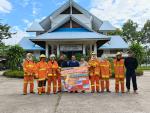 งานป้องกันฯ ฝึกซ้อมป้องกันและบรรเทาสาธารณภัยประจำเดือนตุลาคม