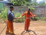 งานป้องกันฯจับงูบ้านหนองแวงใหญ่
