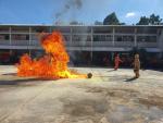 งานป้องกันฯ  ร่วมฝึกซ้อมแผนเพื่อเพิ่มศักยภาพและให้ความรู้ในก
