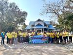 กิจกรรมกิจกรรมเคารพธงชาติและพนักงานเทศบาลทุกท่านรับนโยบายจาก