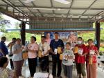 โครงการรณรงค์ควบคุมโรคขาดสารไอโอดีน  ณ ศาลาประชาคมหมู่บ้านเห