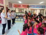 แนะนำวิธีการดูแลสุขภาพช่องปากและฟันให้กับนักเรียนศูนย์พัฒนาเ